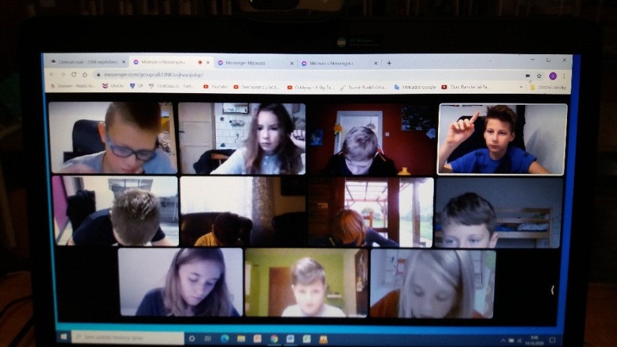 Online výuka na podzim 2020