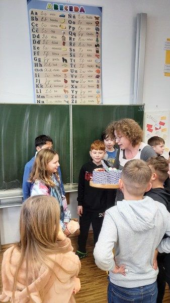 Loučení se spolužačkou - leden 2023