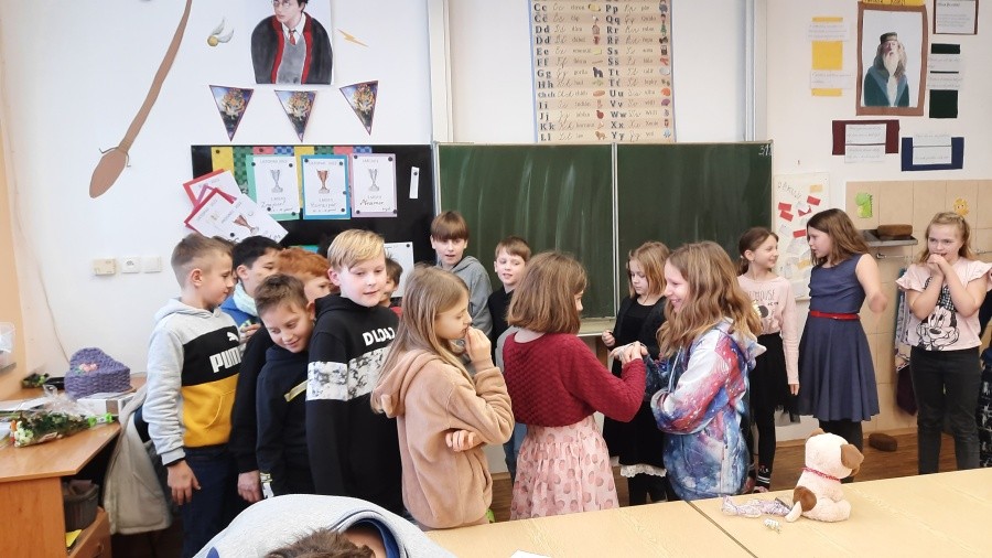 Loučení se spolužačkou - leden 2023