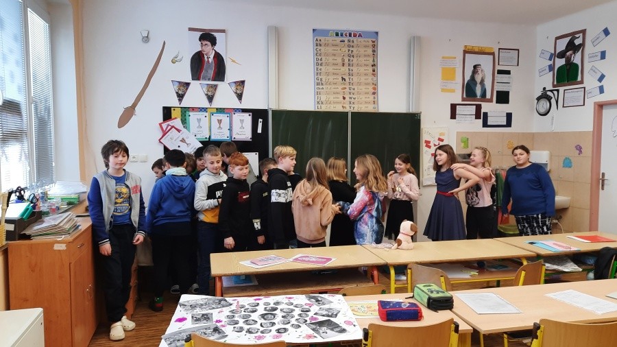 Loučení se spolužačkou - leden 2023