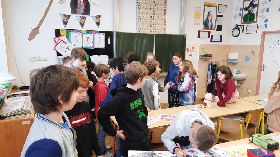 Loučení se spolužačkou - leden 2023