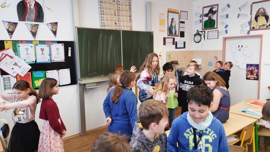 Loučení se spolužačkou - leden 2023